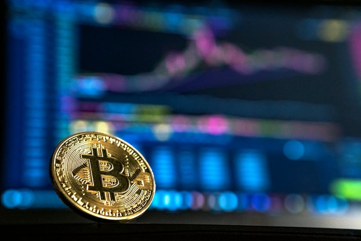 Gold Bitcoin coin
