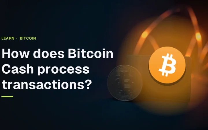 A blank metal coin and a screenless black wallet on a dark navy desk with orange glowing light trails on the right side.