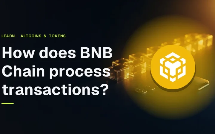 The guide title and BNB logo over a dark navy background with glowing gold glass blocks joined by light beams.