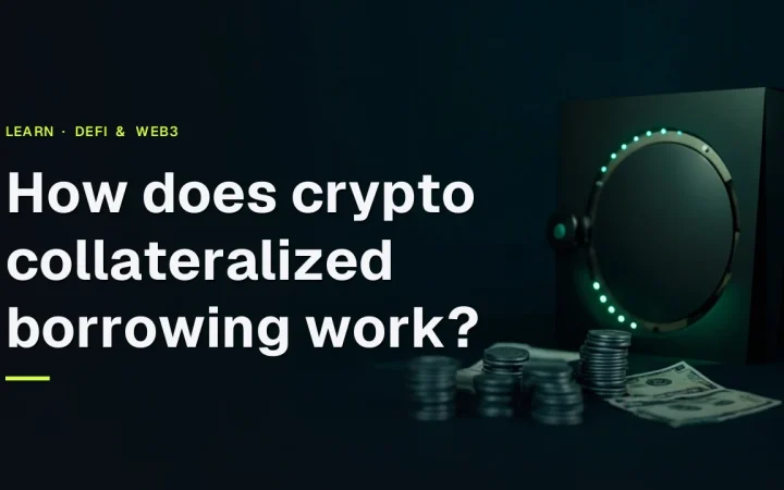 The guide title over a dark navy background with a glass vault, blank coins and banknote paper lit by emerald green glow.
