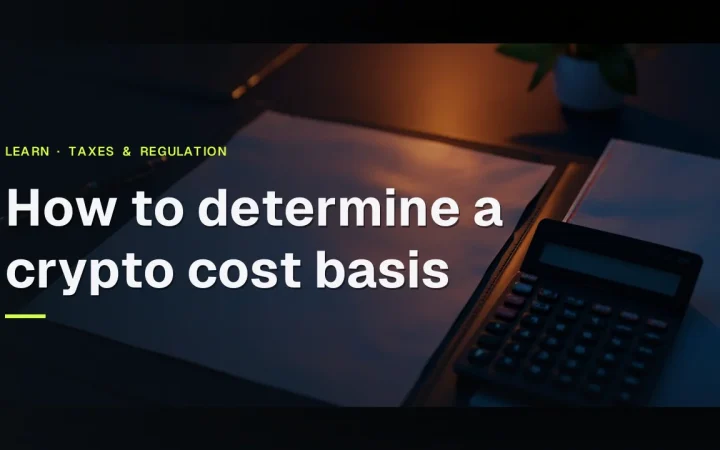 A dark navy desk with blank tax forms, a blank calculator, a pen and a folder on the right, lit by orange light.