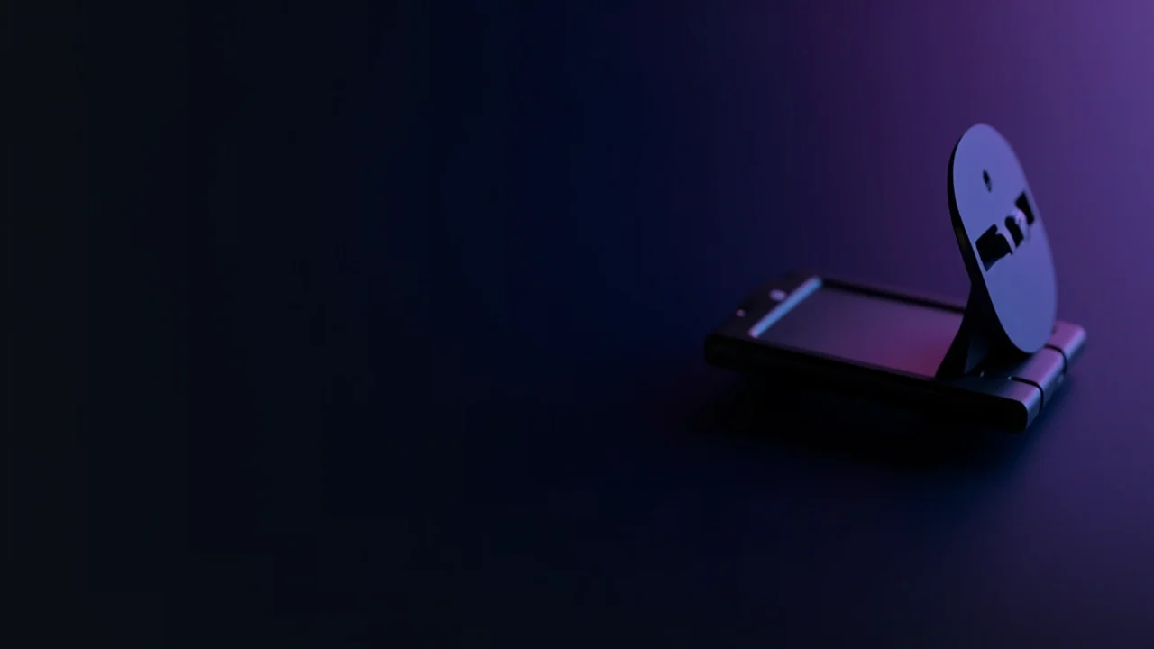En hardware-wallet, stålplade, hængelås og skjold i violet på mørk navyblå.