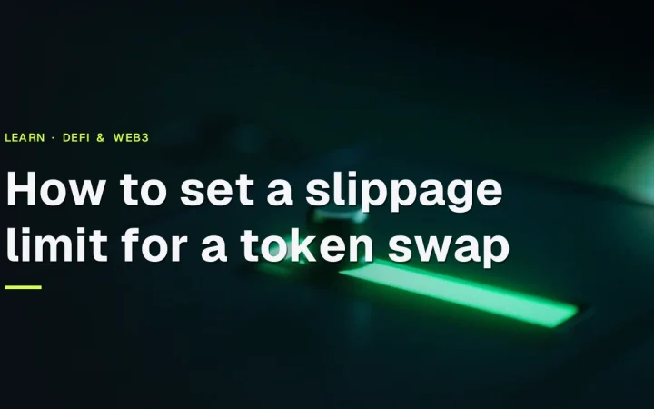 A glowing green slippage slider and blank panel on a dark navy desk, with the title over the empty left side.