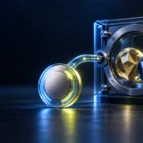 Crypto collateral secured in a vault and linked to a separate loan token.