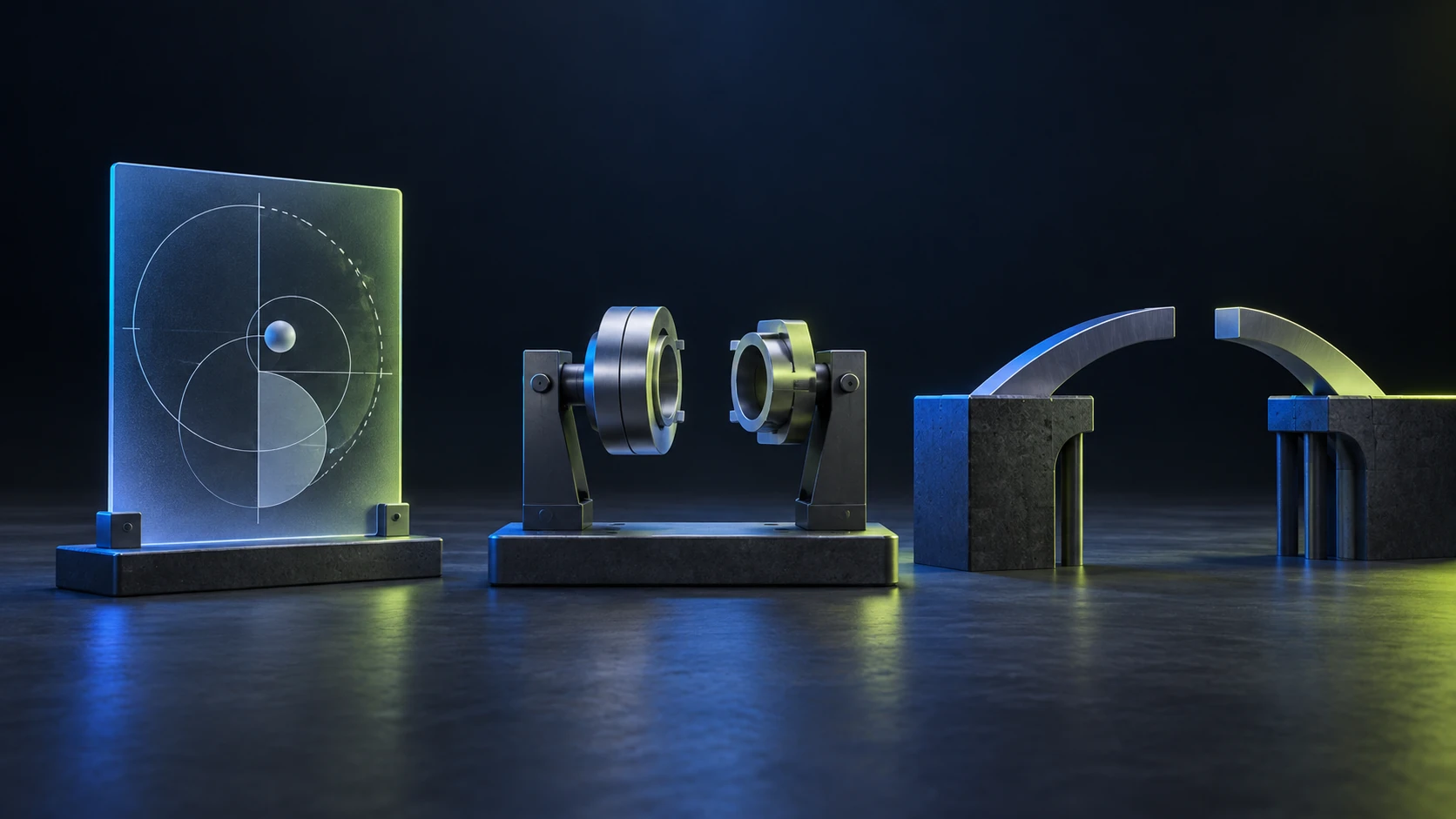 Separate design, compatibility and unfinished integration stages illustrate an exploratory partnership.