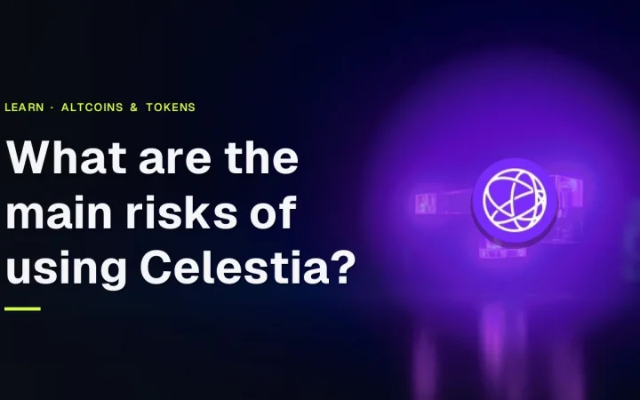 Celestia-guideforside med det rigtige Celestia-logo og en mørk marineblå baggrund, der viser glasterninger forbundet af violet lys.