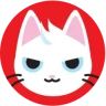 cat in a dogs world (MEW) logo