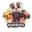 I love puppies (PUPPIES) logo